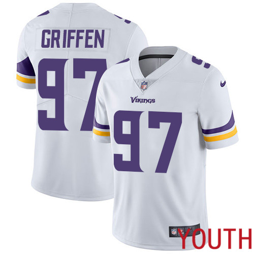 Minnesota Vikings 97 Limited Everson Griffen White Nike NFL Road Youth Jersey Vapor Untouchable